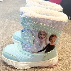 Disney Frozen Blue and White Kids Boots